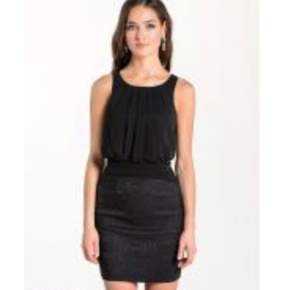 BEBE Sleeveless Jacquard LBD - Picture 2 of 7